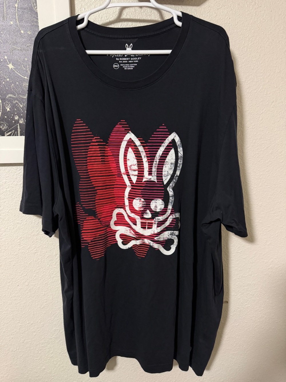 Psycho Bunny Graphic Tee • Size 4XLT Tall